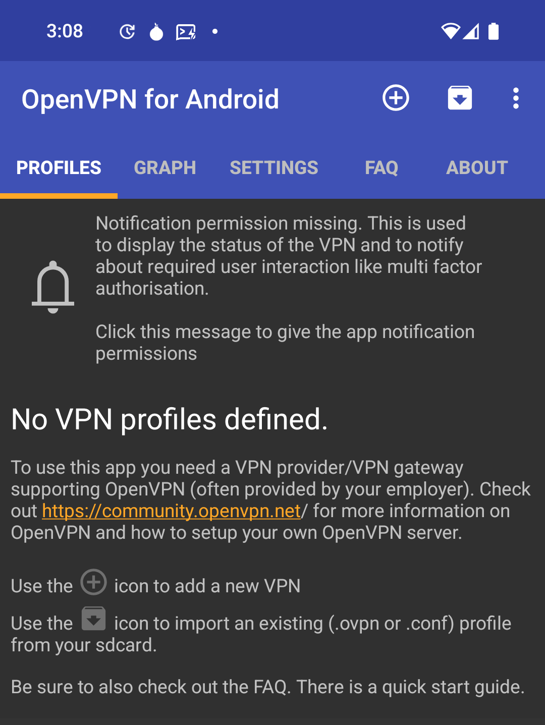Add Profile