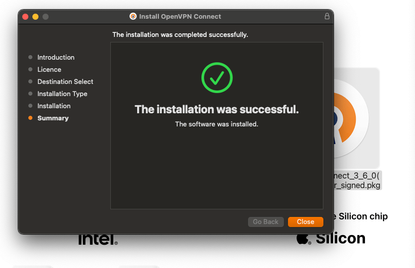 Install OpenVPN client